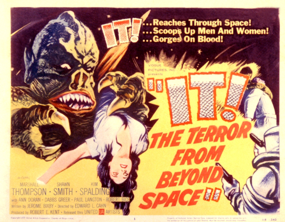 Everett Collection EVCMSDITTHEC002H It The Terror From Beyond Space 1958 Movie Poster Masterprint, 14 x 11