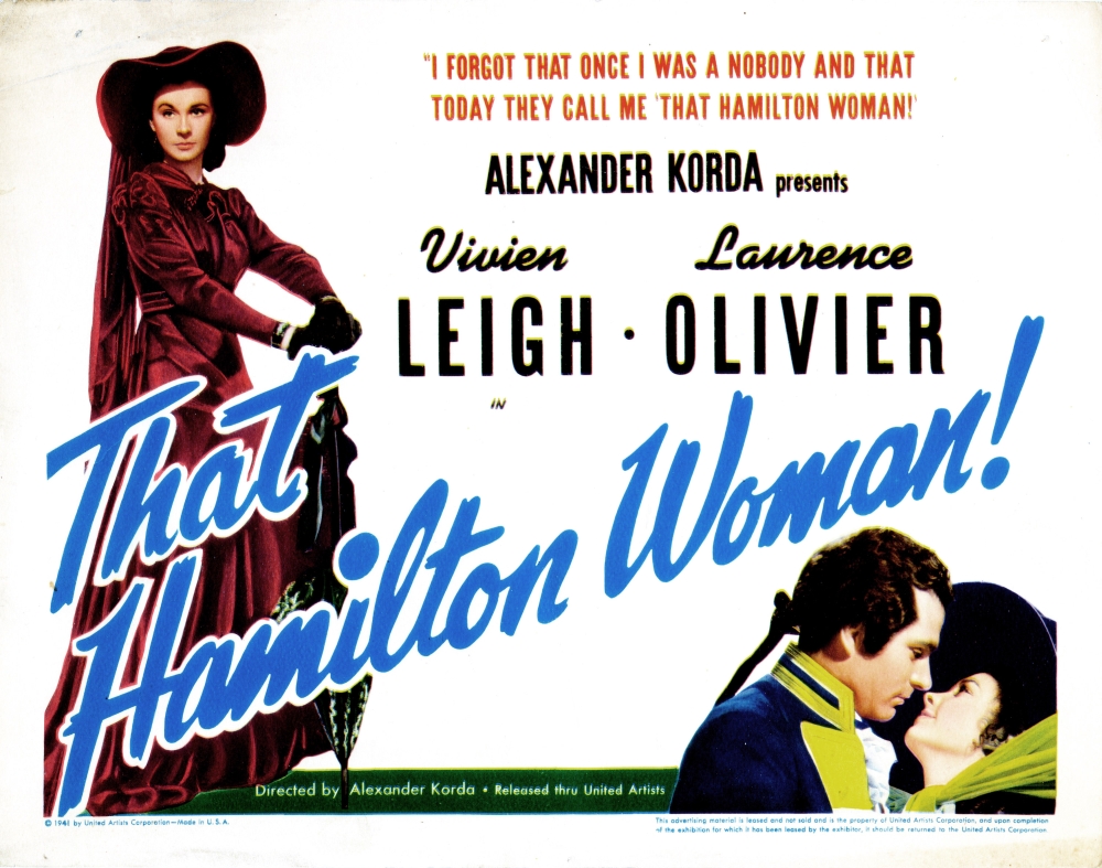 Everett Collection EVCMSDTHHAEC001H That Hamilton Woman US Lobbycard Vivien Leigh Laurence Olivier 1941 Movie Poster Masterprint, 14 x 11