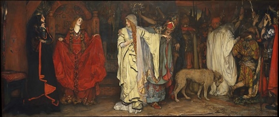King Lear Act I Scene I Poster Print by Edwin Austin Abbey