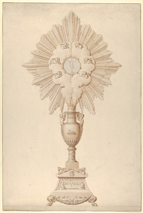 Design for A Monstrance - 18 x 24