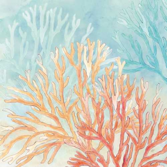 Picture of Roaring Brook Art PDXRB9385CCSMALL Coral Reef IV Poster Print by Cynthia Coulter&#44; 12 x 12 - Small