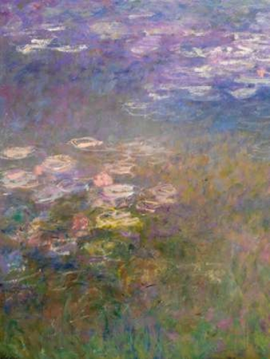 Water Lilies I Poster Print by Claude Monet - 11 x 14 - Small