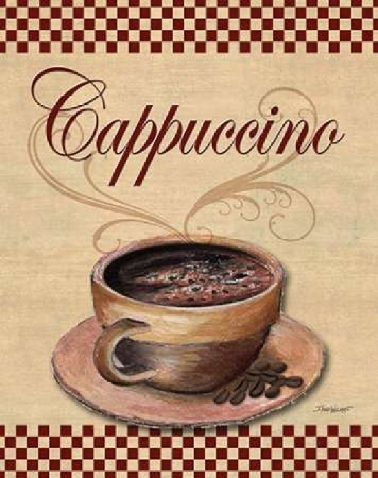 Cafe Cappuccino Poster Print by Todd Williams - 11 x 14 - Small