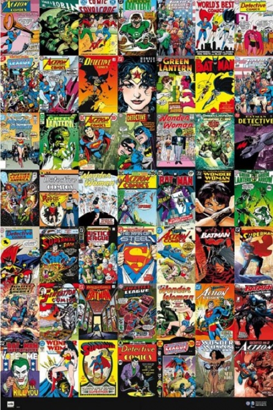 XPE160465 Dc Comics Covers Poster Print, 24 x 36