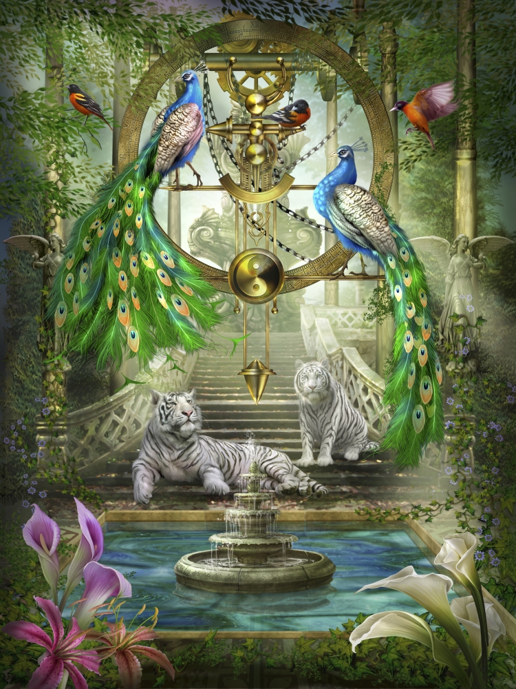 Mystic Garden Poster Print by Ciro Marchetti - 24 x 32 - Large