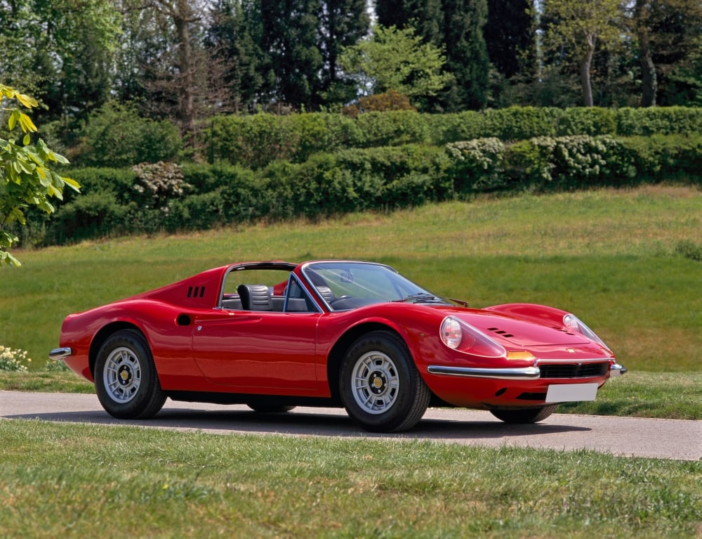 1973 Ferrari 246Gts Dino Sports 2-Seater Spyder 24 Lt. V-6 Engine Developing 178 Bhp. Country of Origin Italy Poster Print