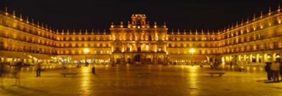 Picture of Panoramic Images PPI29808 Plaza Mayor Castile & Leon Salamanca Spain Poster Print by Panoramic Images, 36 x 12