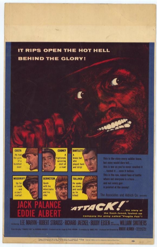 MOVIH2610 Attack Movie Poster Print, 27 x 40