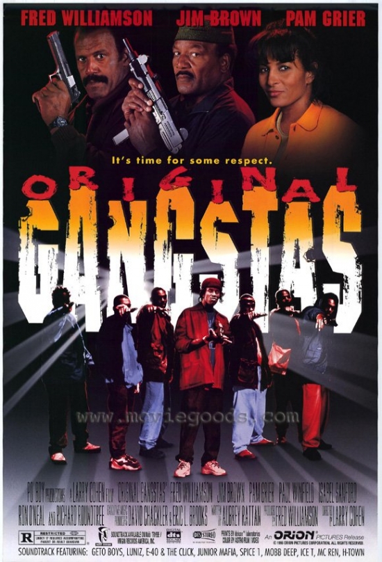 MOVIH5357 Original Gangstas Movie Poster Print, 27 x 40 -  Pop Culture Graphics