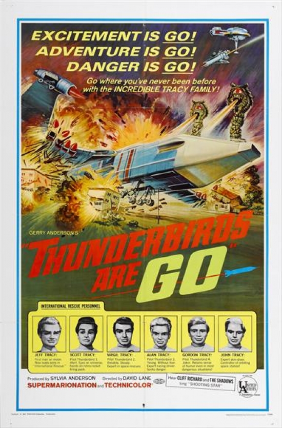 Thunderbirds Are Go Movie Poster Print, 27 x 40