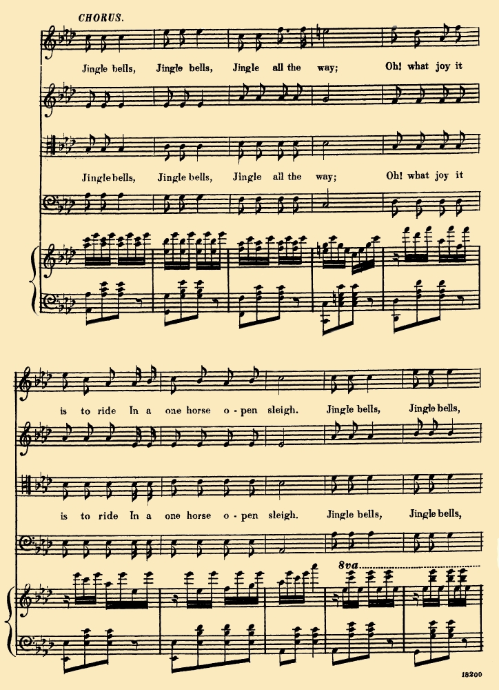 Jingle Bells 2 Pierpont James - 18 x 24