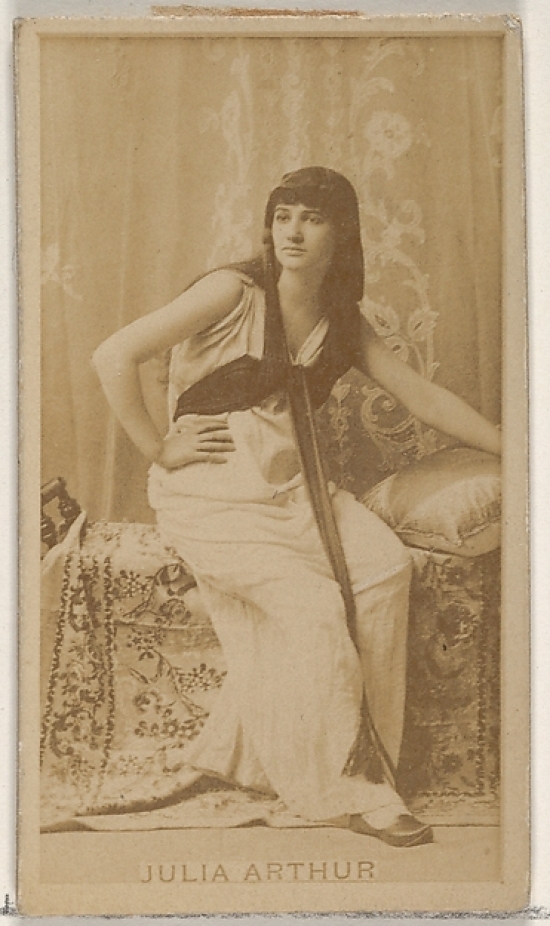MET417273 Julia Arthur From The Actors & Actresses Series, N45 Type 8 for Virginia Brights Cigarettes Poster Print, 18 x 24 -  Public Domain Images