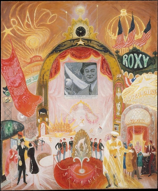 MET488734 The Cathedrals of Broadway Poster Print by Florine Stettheimer, American Rochester New York 1871 1944 New York New York, 18 x 24