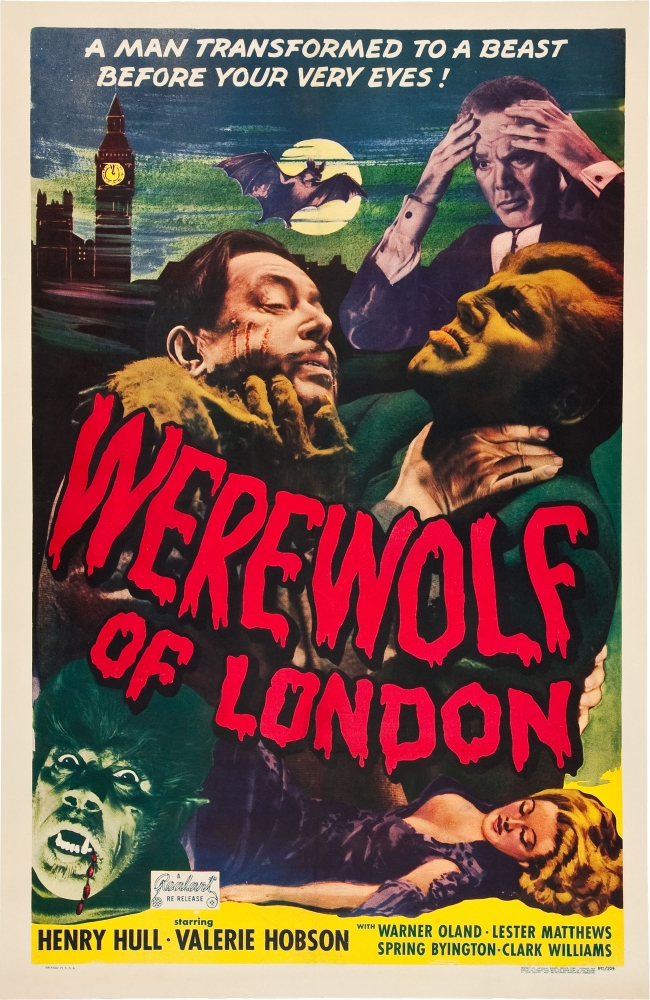 Everett Collection EVCMSDWEOFEC004H Werewolf of London Warner Oland Henry Hull 1935 Movie Poster Masterprint, 11 x 17
