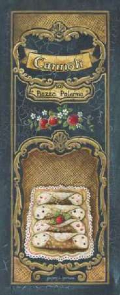 PDXGOR029SMALL Cannoli Poster Print by Gregory Gorham, 10 x 20 - Small
