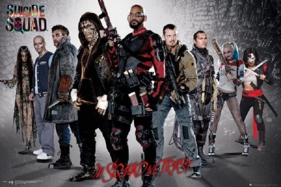 Suicide Squad - Supervillian Gang Poster Print, 36 x 24