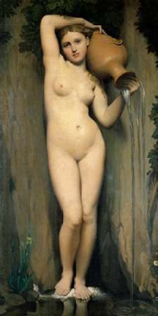 PDX2JI1589SMALL La Source Poster Print by Jean-Auguste-Dominique Ingres, 10 x 20 - Small