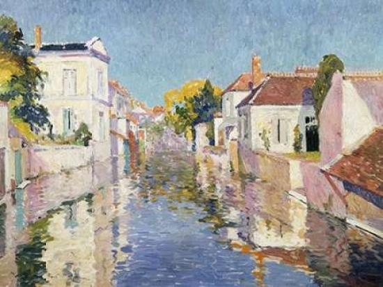 A Canal in Burano Venice Poster Print by Paul Mathieu - 11 x 14 - Small