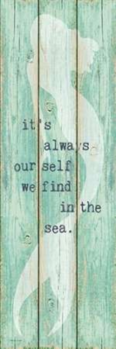 PDXSM15760SMALL Mermaid Poster Print by Stephanie Marrott, 8 x 24 - Small