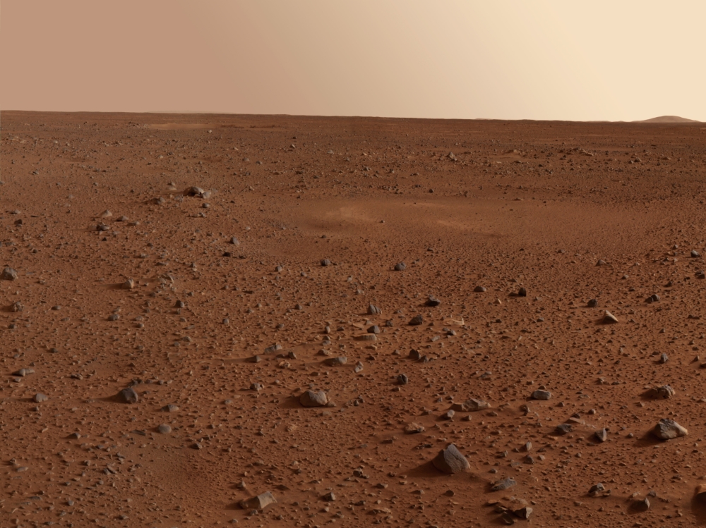 The Rocky Surface of Mars Poster Print, 32 x 24 - Large