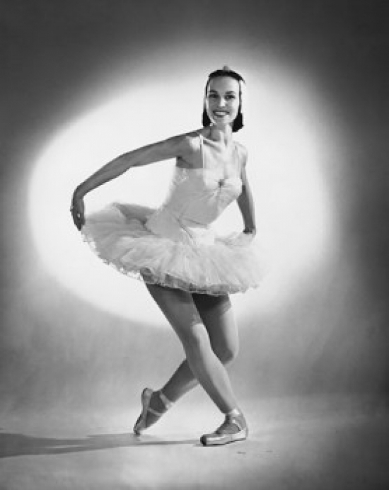 Ballerina Performing A Ballet Poster Print, 24 x 36 - Large