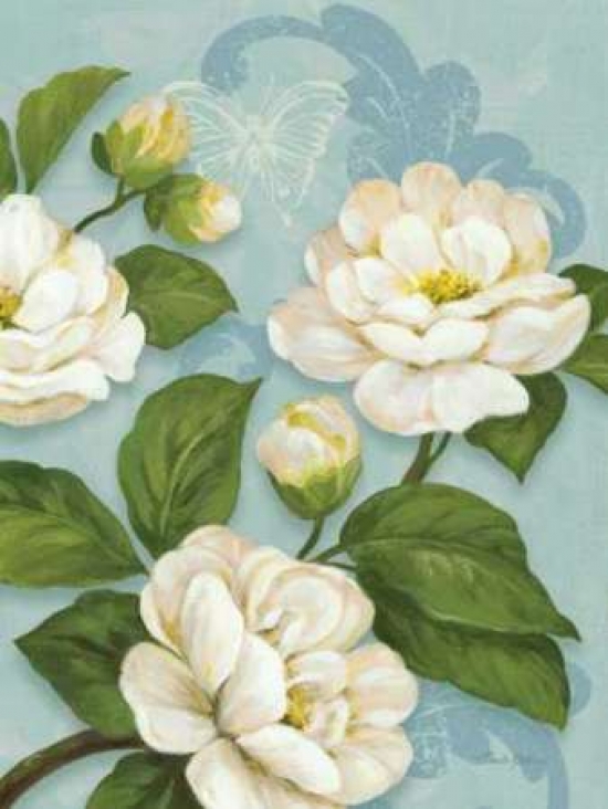 Camellias Poster Print by Pamela Gladding - 9 x 12 - Small