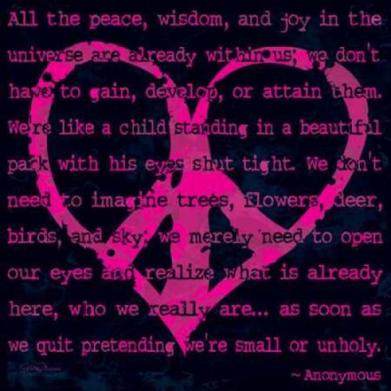 Peace Sign IV Poster Print by Sylvia Murray - 12 x 12 - Small