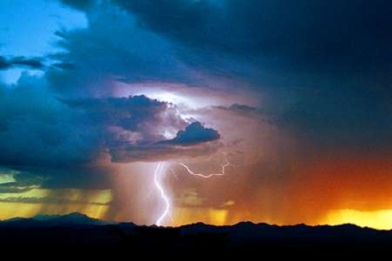 Sunset Thunderstorm Poster Print by Douglas Taylor - 24 x 36 - Large