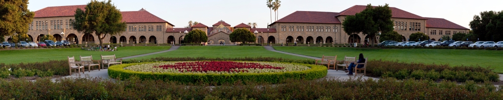 PPI164282LARGE The Front of Stanford University in Palo Alto Santa Clara County California USA Poster Print, 8 x 38 - Large