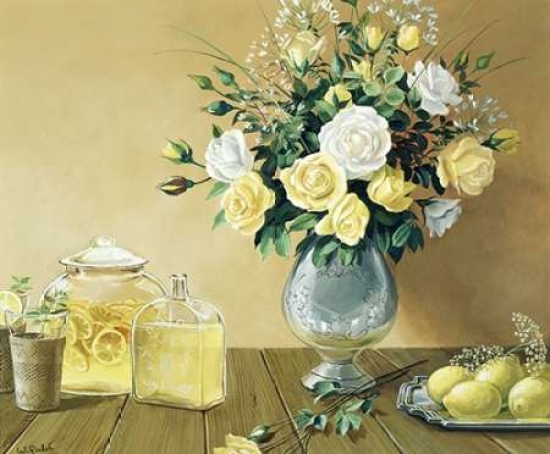 Lemon Tea Poster Print by Wouter Roelofs - 10 x 12 - Small