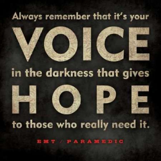 Emt Voice Poster Print by Stephanie Marrott - 24 x 24 - Large