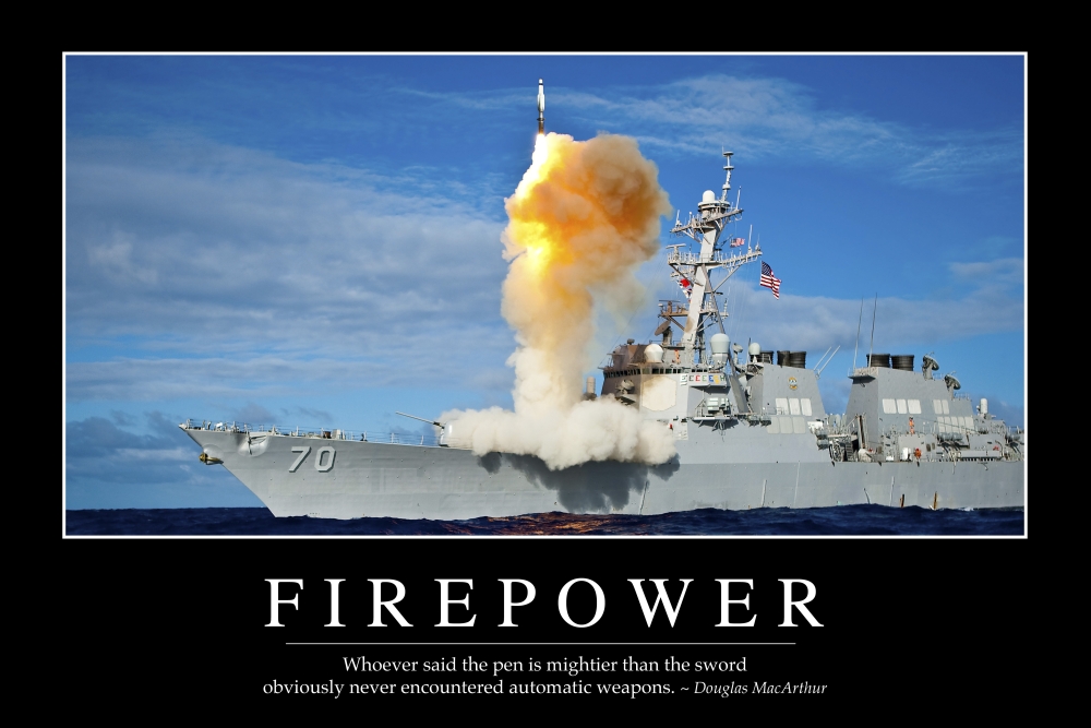 Firepower - Inspirational Quote & Motivational Poster