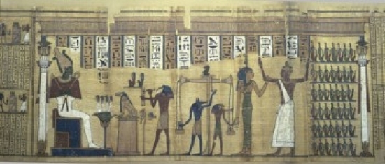 Book of The Dead - Weighing The Soul Egyptian Art Musee Du Louvre Paris Poster Print - 24 x 36 - Large