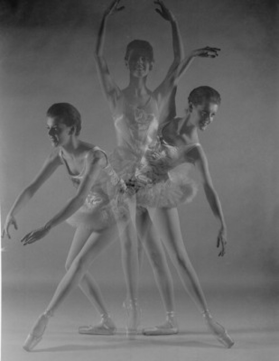Young Ballet Dancer Multiple Image Poster Print - 18 x 24
