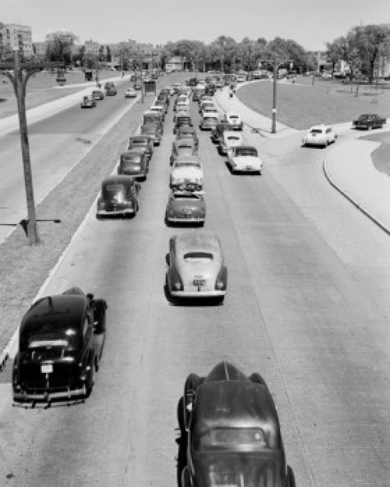 Superstock SAL255422021 USA New York City The Bronx Pelham Parkway Poster Print, 18 x 24
