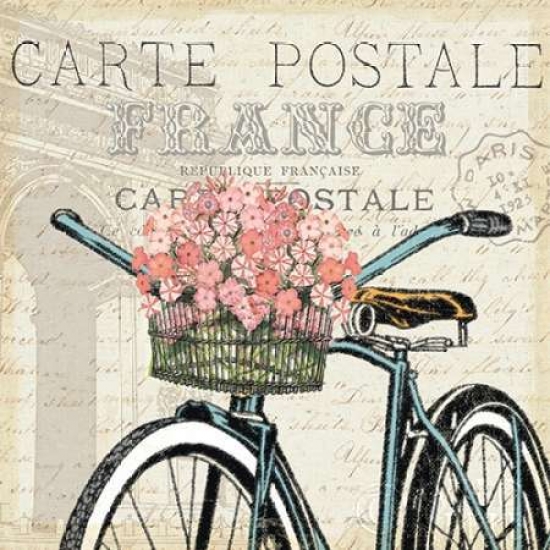 PDX13538SMALL Paris Ride II Poster Print by Pela Studio, 12 x 12 - Small
