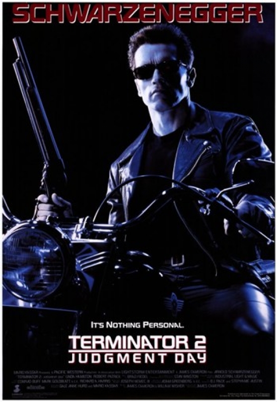 Terminator 2 Judgment Day Movie Poster, 11 x 17