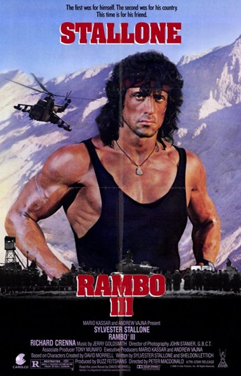 Rambo 3 Movie Poster - 11 x 17