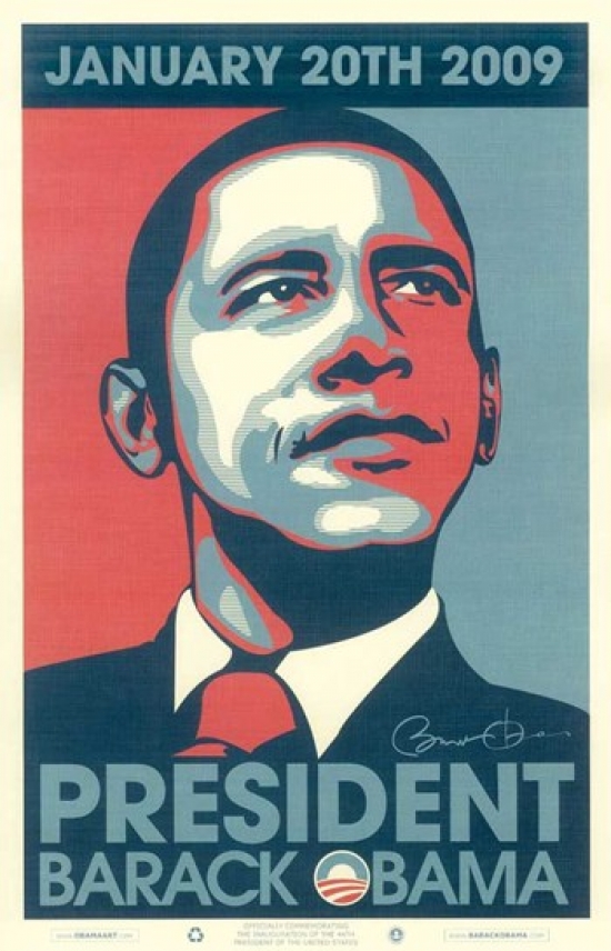 MOV434958 Barack Obama - 2009 Inaugural Gallery Print - Matte Finish Movie Poster, 11 x 17 -  Pop Culture Graphics