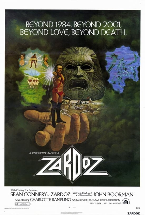 Zardoz Movie Poster Print, 27 x 40