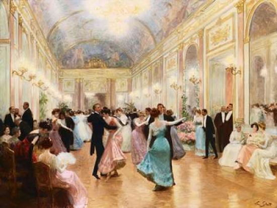 The Ball Poster Print by Victor Gabriel Gilbert - 11 x 14 - Small