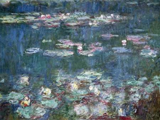 Water-Lilies Poster Print by Claude Monet, 22 x 28 - Large