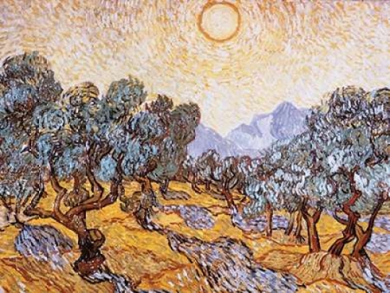 The Olive Trees Poster Print by Vincent Van Gogh, 11 x 14 - Small
