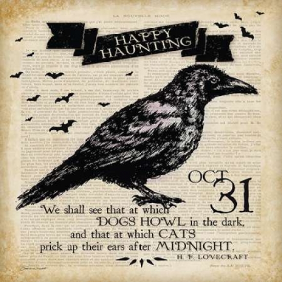 PDXSM158014SMALL Raven Poster Print by Stephanie Marrott, 12 x 12 - Small