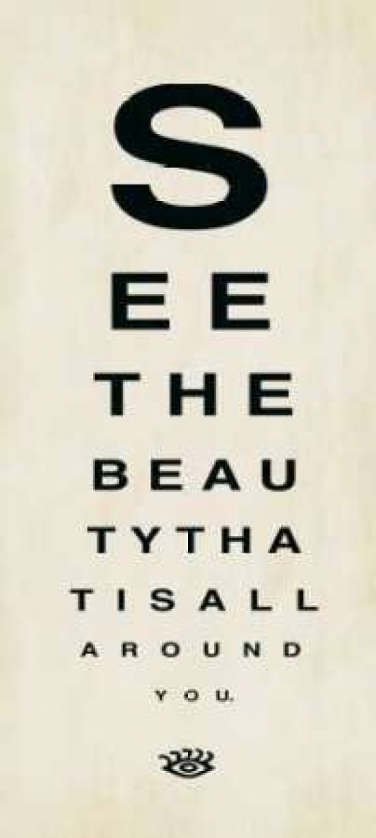 PDXSM8103SMALL See The Beauty Poster Print by Stephanie Marrott, 10 x 20 - Small