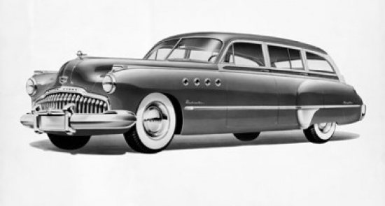 1949 Buick Roadmaster Estate Wagon Poster Print 18 x 24