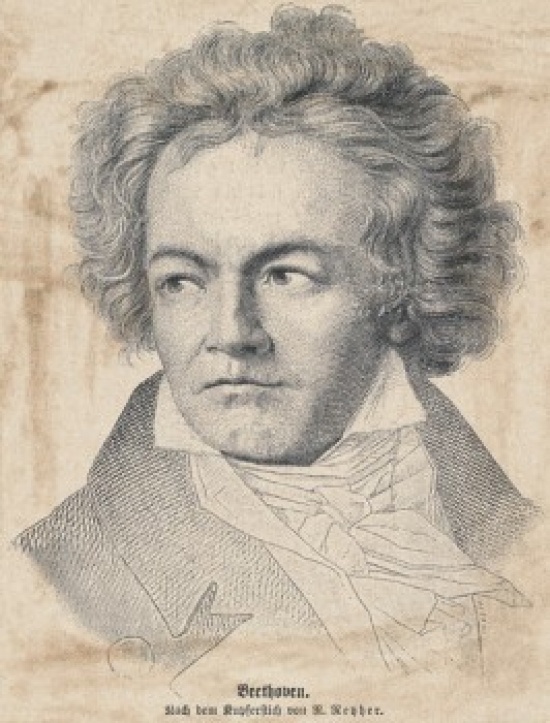 Ludwig Van Beethoven German Composer - 1770-1827 Artist Unknown Poster Print