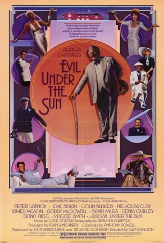 Evil Under the Sun Movie Poster, 11 x 17