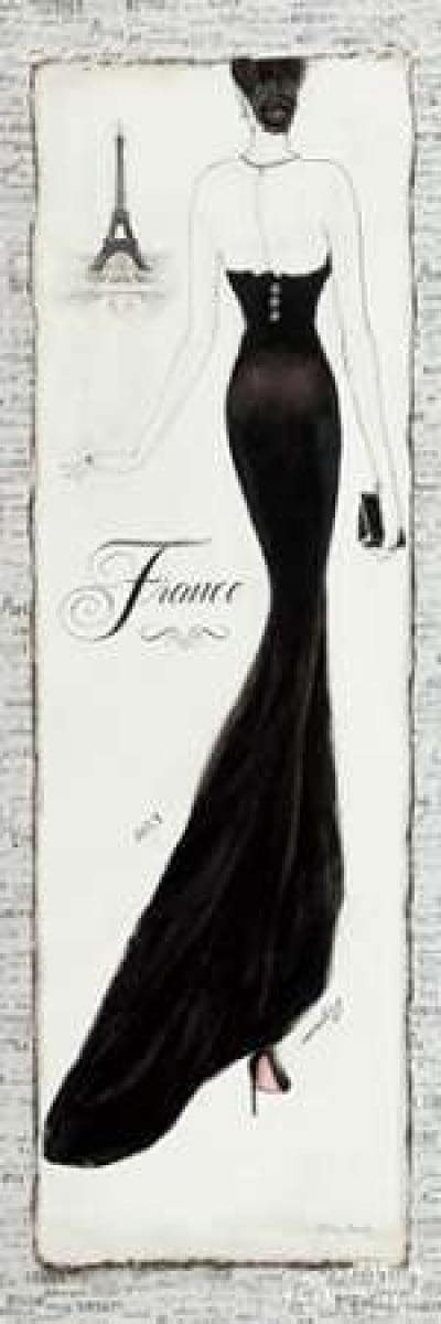 Elegance I Poster Print by Emily Adams - 12 x 36 - Large