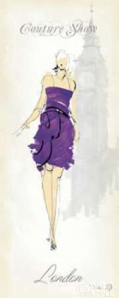 PDX2488SMALL Fashion Lady III Poster Print by Avery Tillmon, 10 x 20 - Small